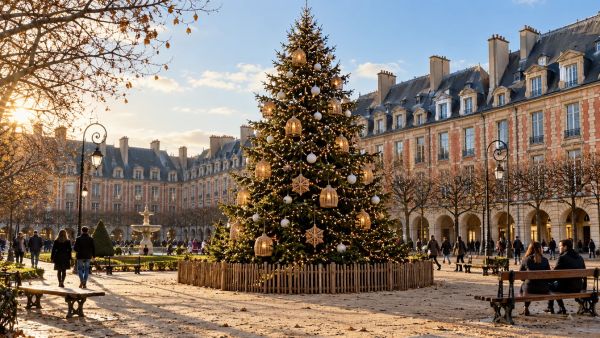 9 idées originales pour décorer un espace public à Noël