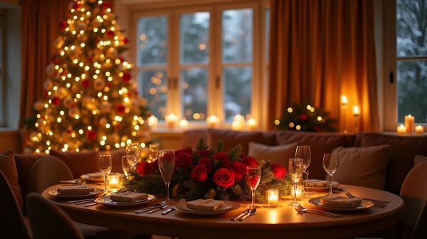 Créer une ambiance de Noël dans un lieu recevant du public