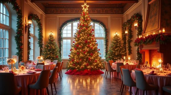 Créer une ambiance de Noël dans un lieu recevant du public