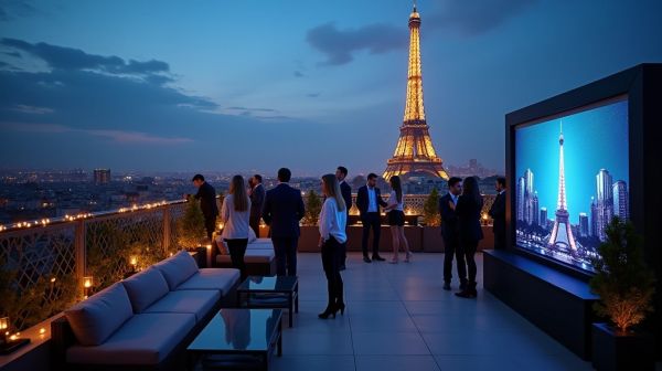 Rooftops parisiens : le lieu qui transforme une soirée d'entreprise