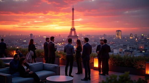 Rooftops parisiens : le lieu qui transforme une soirée d'entreprise